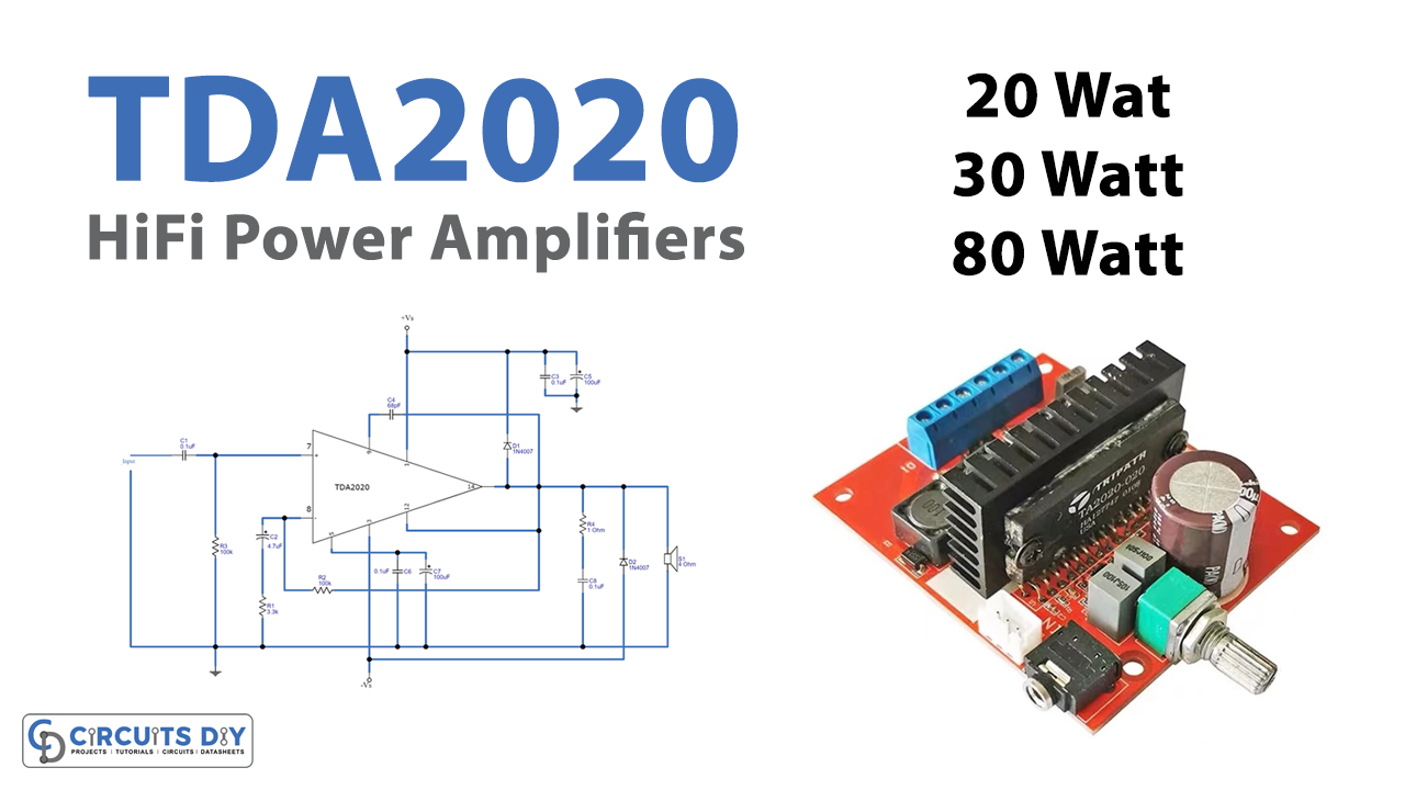 TDA2020 HI-FI Power Amplifier 20W to 80W