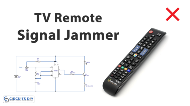 TV Remote Signal Jammer Circuit
