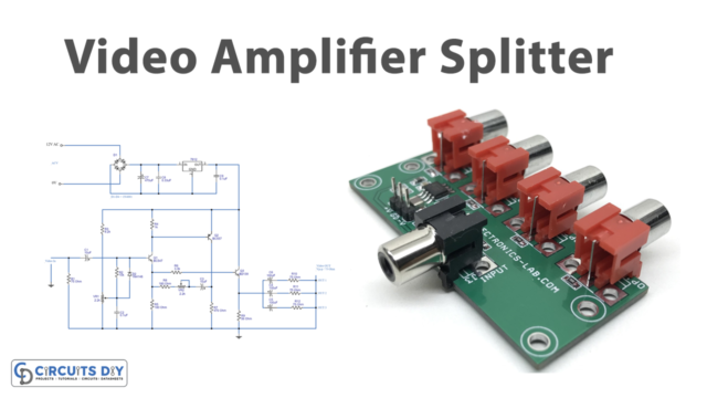 Video-Amplifier-Splitter-using-Transistor