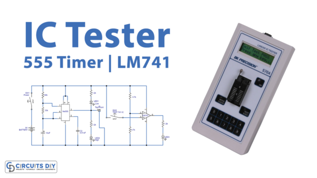 555 Timer 741 IC Tester