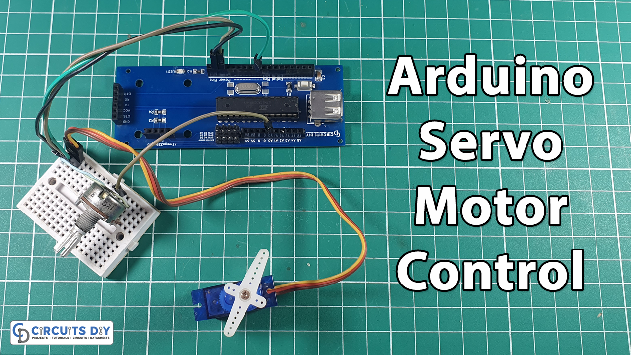 Arduino Servo Motor Control By Potentiometer