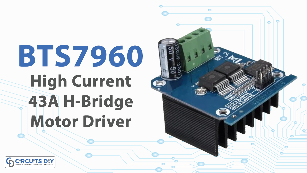 BTS7960 High Current 43A H-Bridge Motor Driver