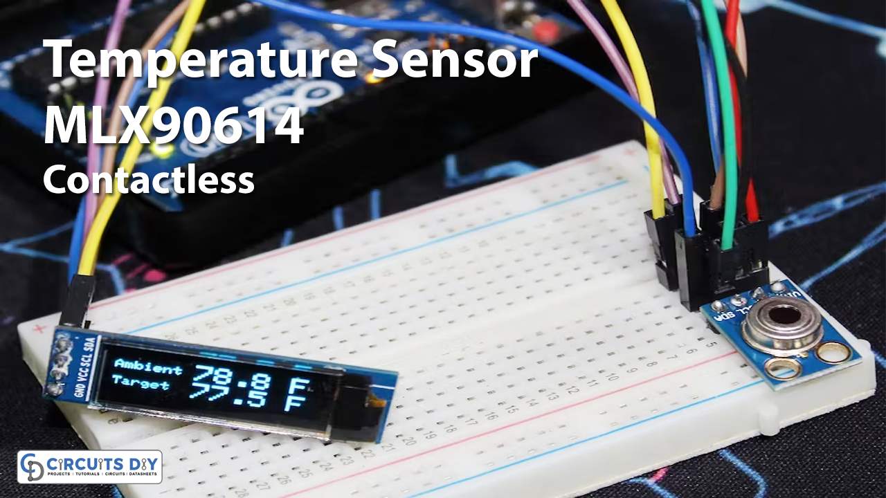 Contactless Temperature Sensor MLX90614 Arduino