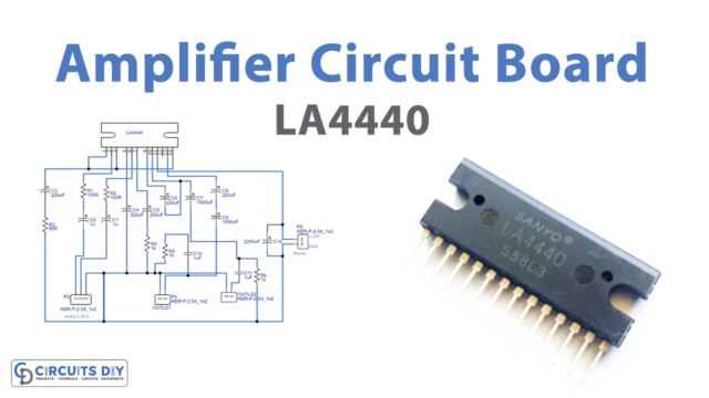 LA4440-based Amplifier Circuit Board