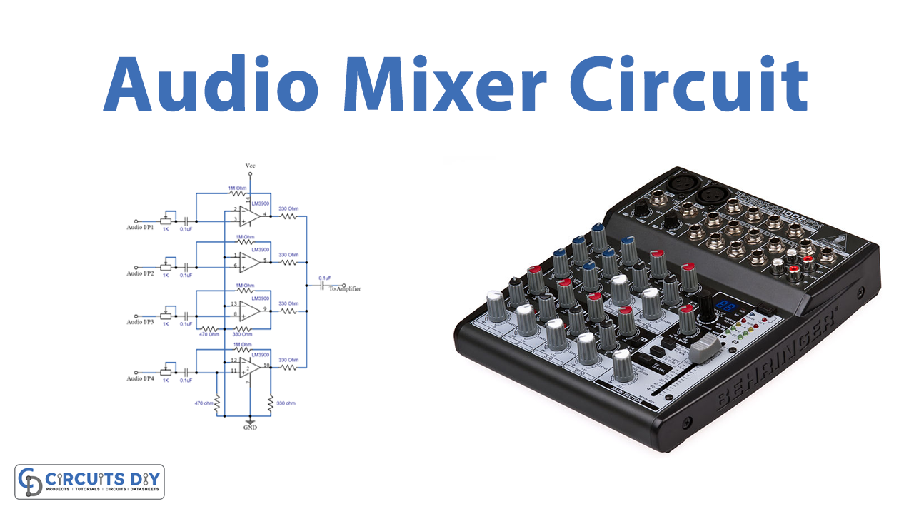 LM3900 Audio Mixer Circuit