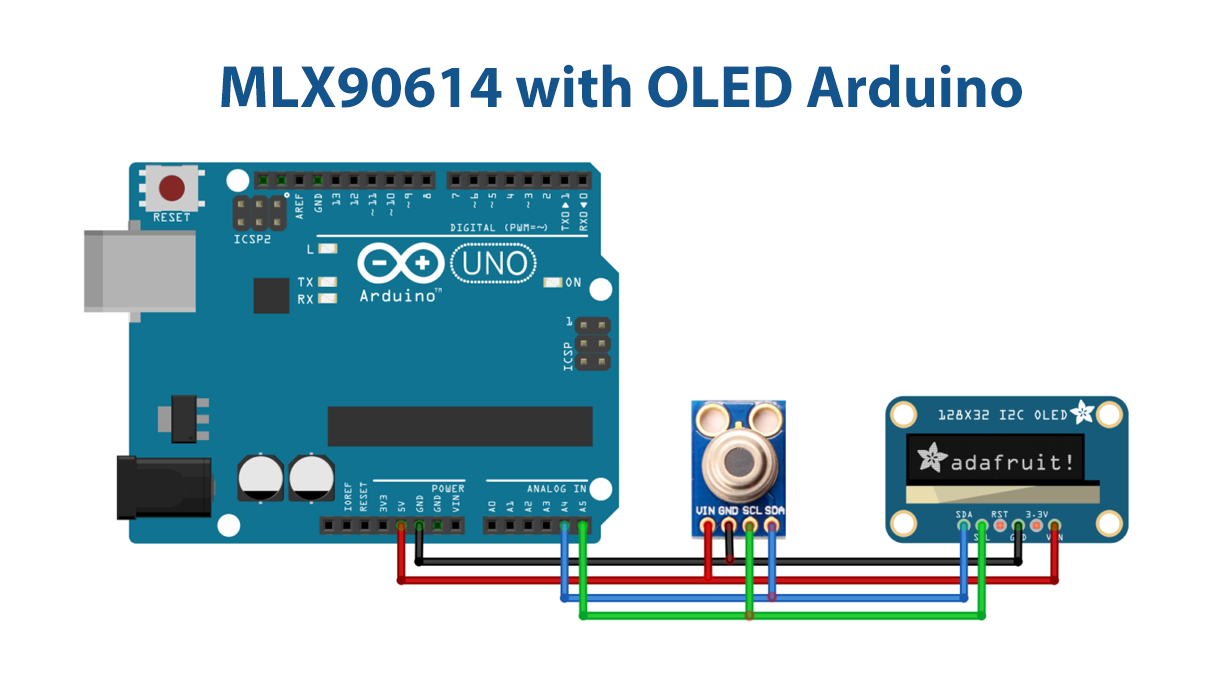 MLX90614-OLED-arduino-uno