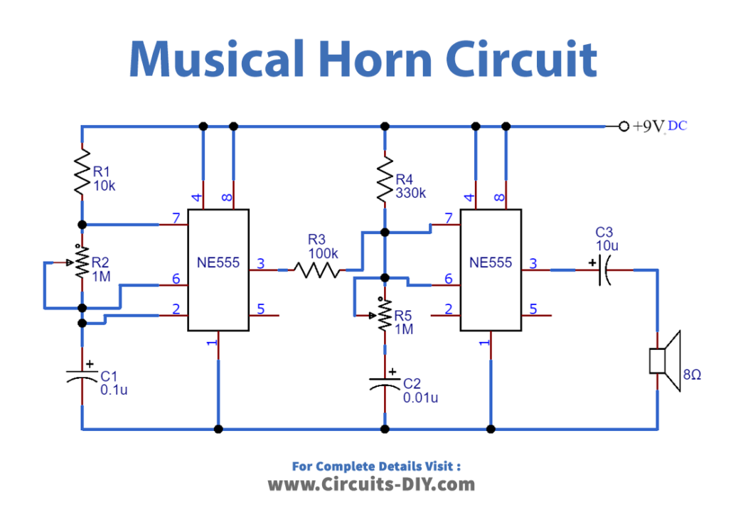 Musical Horn Circuit_Diagram-Schematic
