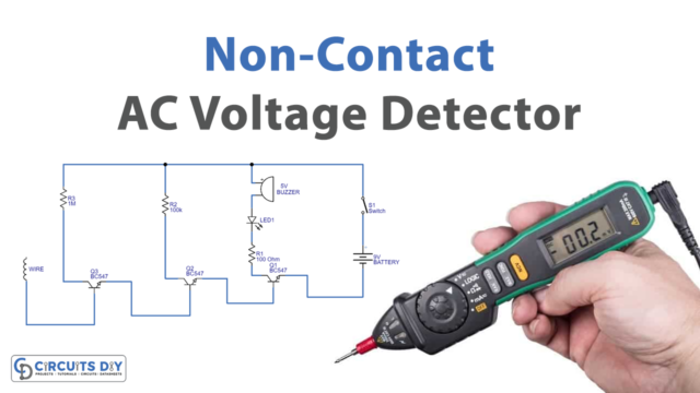 Non Contact AC Voltage Detector Circuit