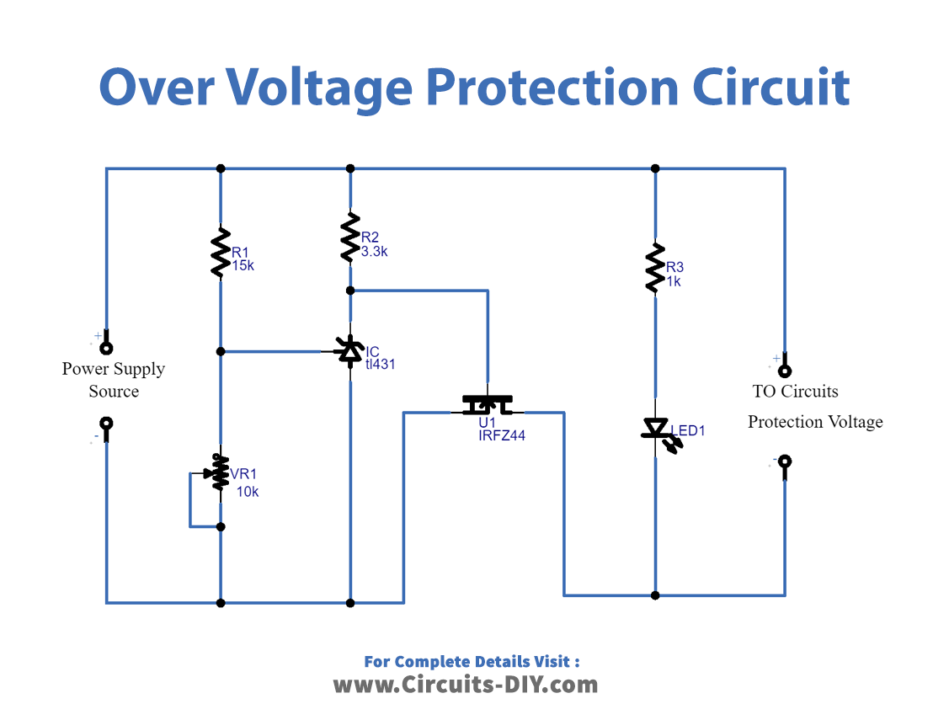 Over-voltage-protection-switch-circuit-diagram-schematic