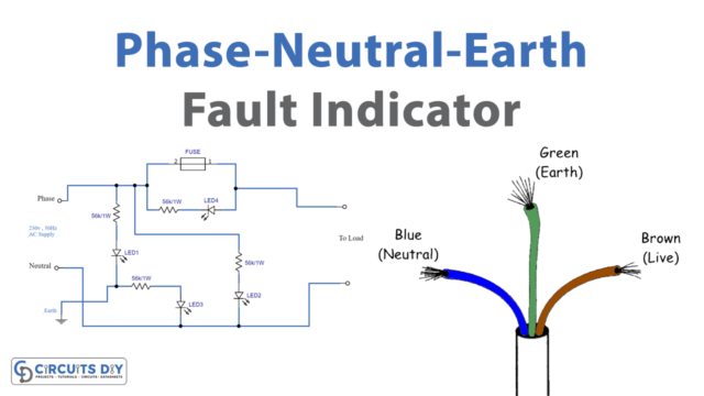 Phase-Neutral-Earth Fault Indicator Circuit
