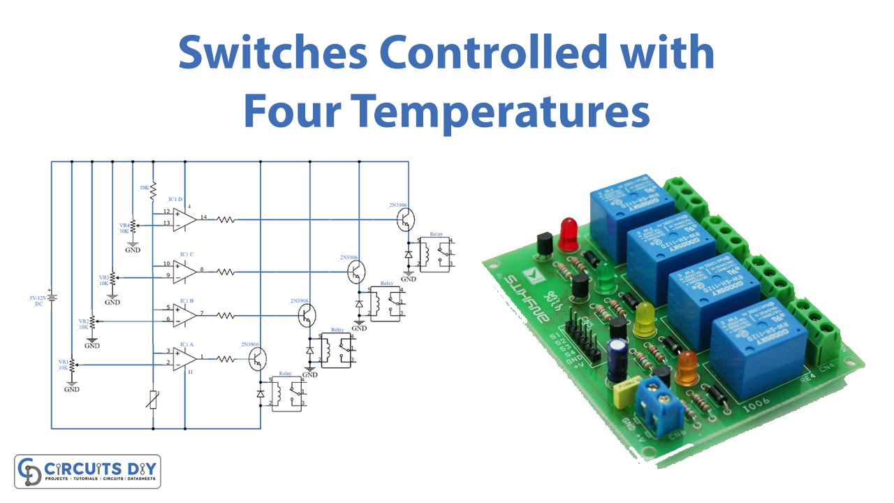 Switches Controlled with Four Temperatures