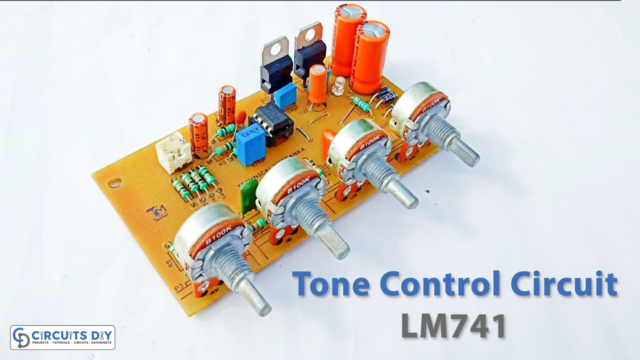 Tone Control Circuit using IC 741