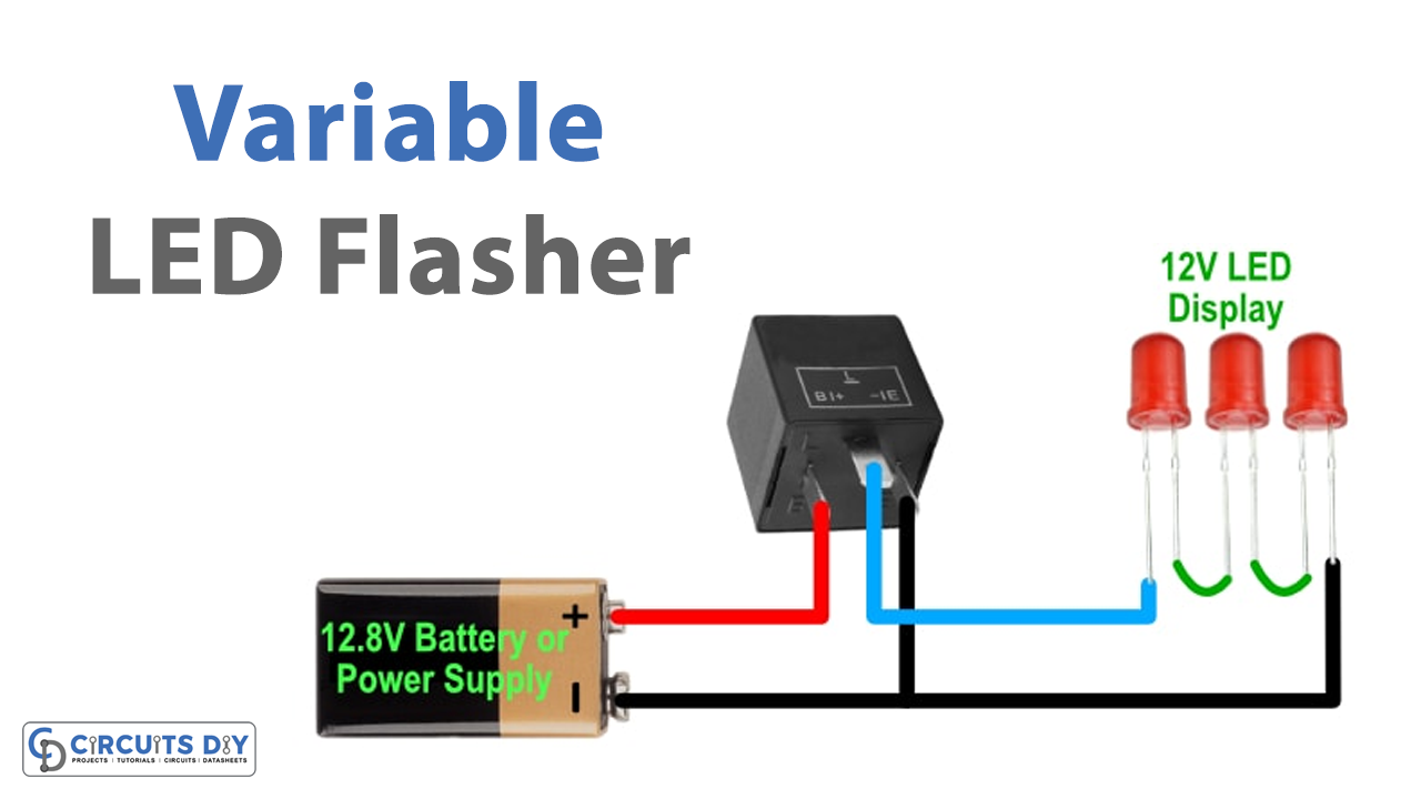 Variable LED Flasher using LM3909