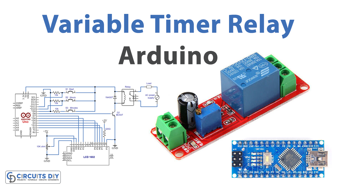 Variable Timer Relay using Arduino