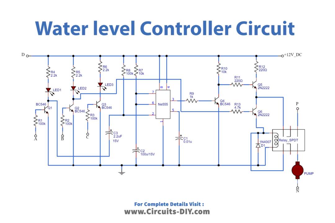 Water level Controller_Diagram-Schematic