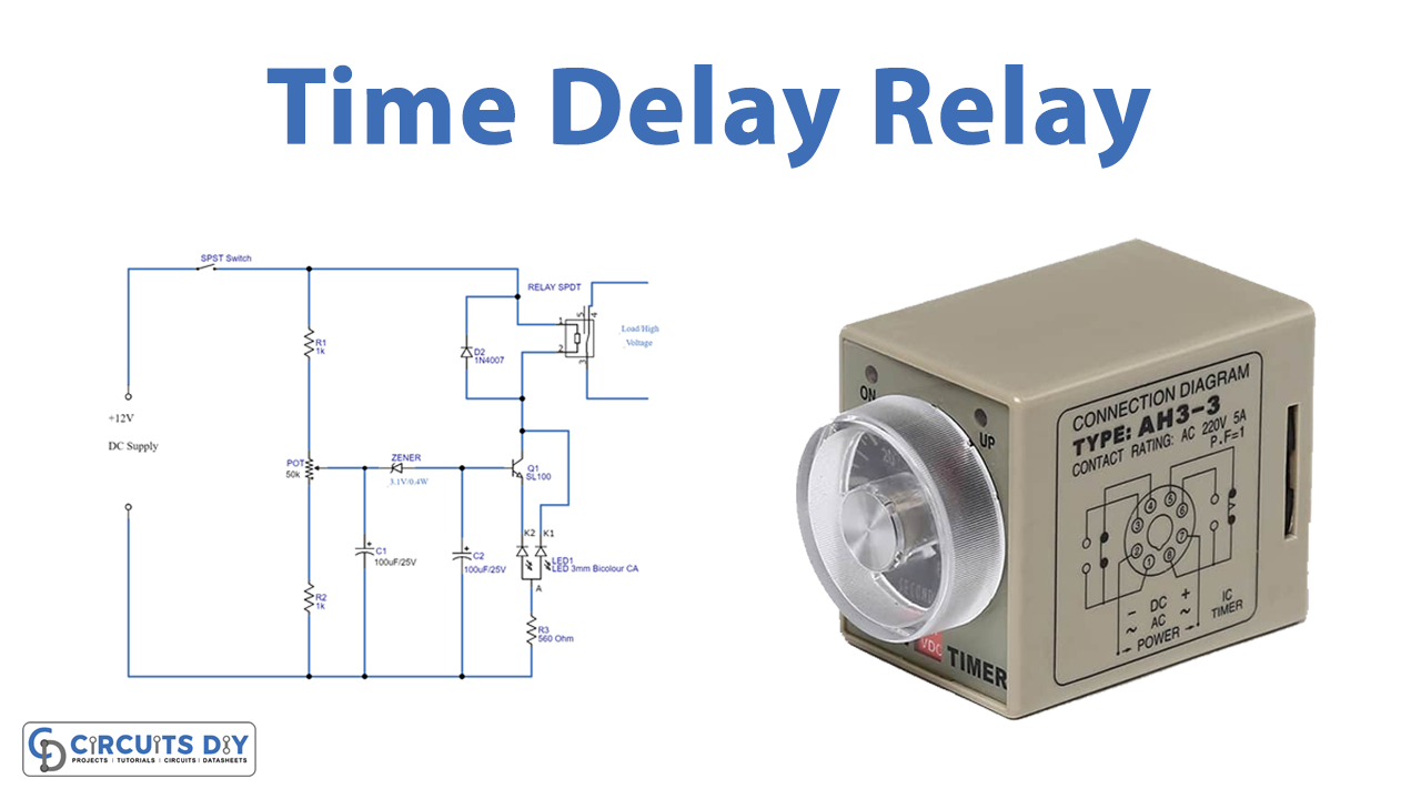 time delay relay-circuit