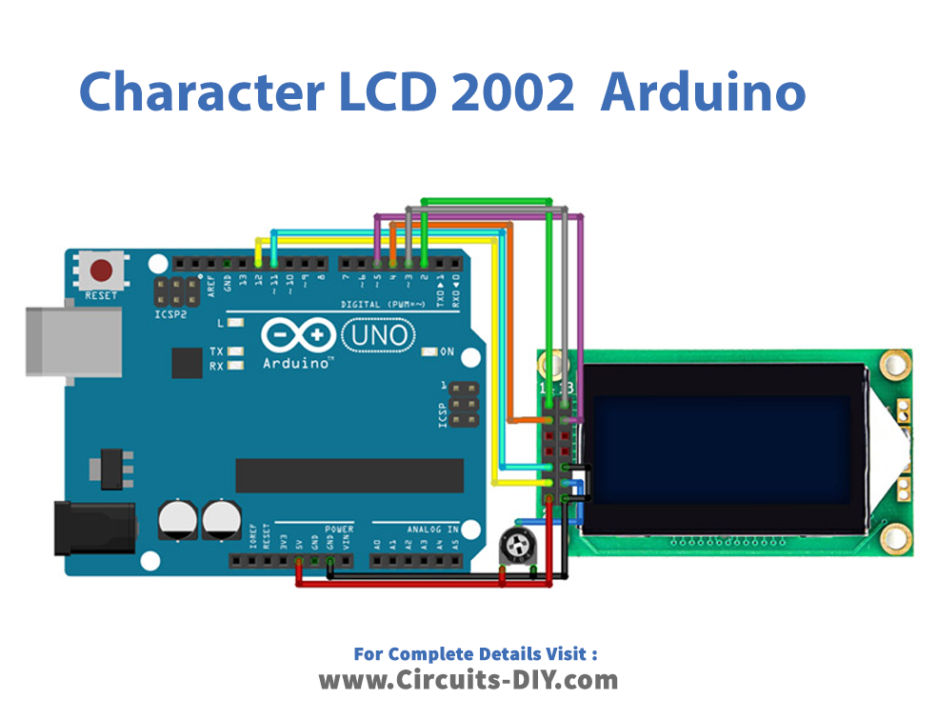 Character LCD Modules 2002 Arduino