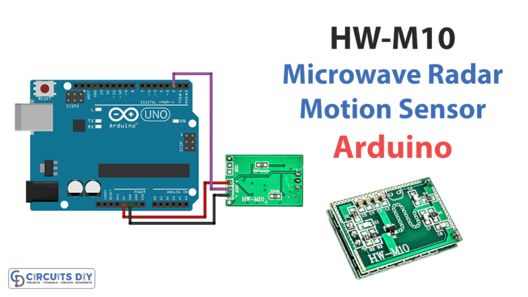 HW-M10 Microwave Radar Motion Sensor Module with Arduino