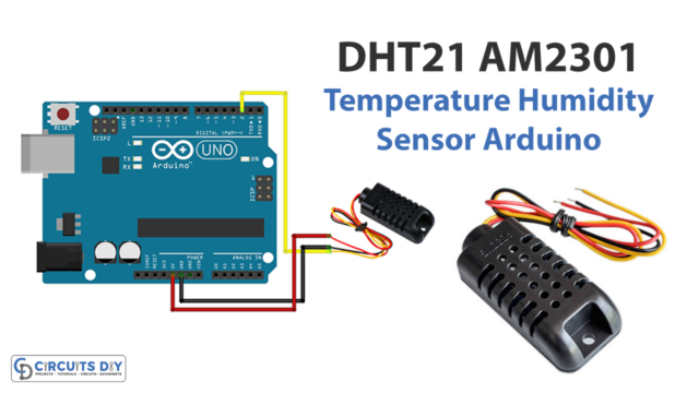 Interfacing DHT21 AM2301 Temperature Humidity Sensor with Arduino