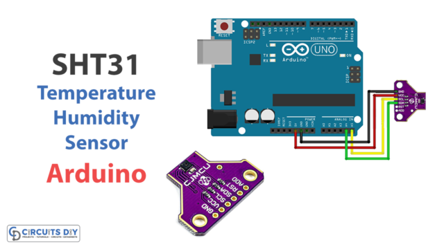 Interfacing SHT31 Temperature Humidity Sensor with Arduino
