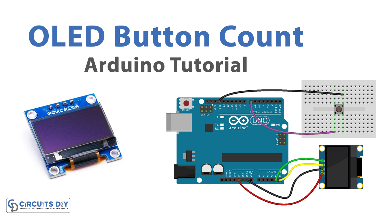 OLED Button Count - Arduino Tutorial