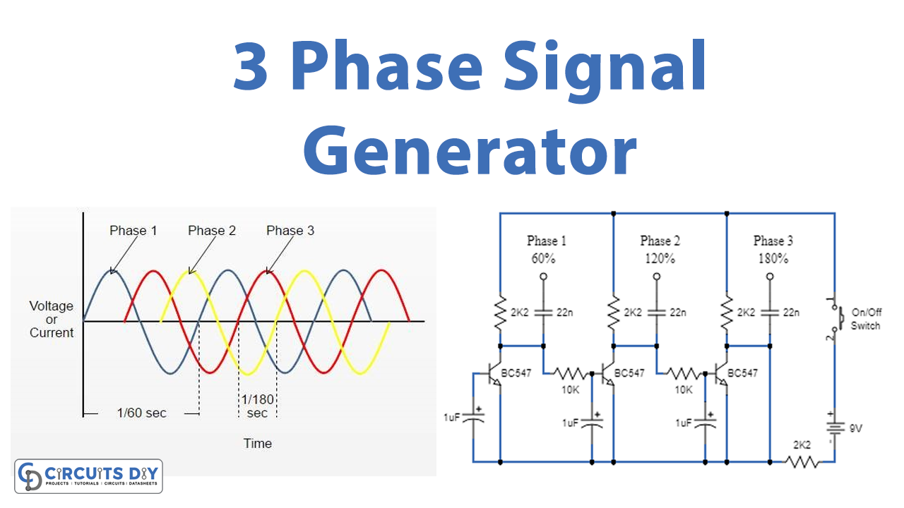 3-Phase Signal Generator Circuit