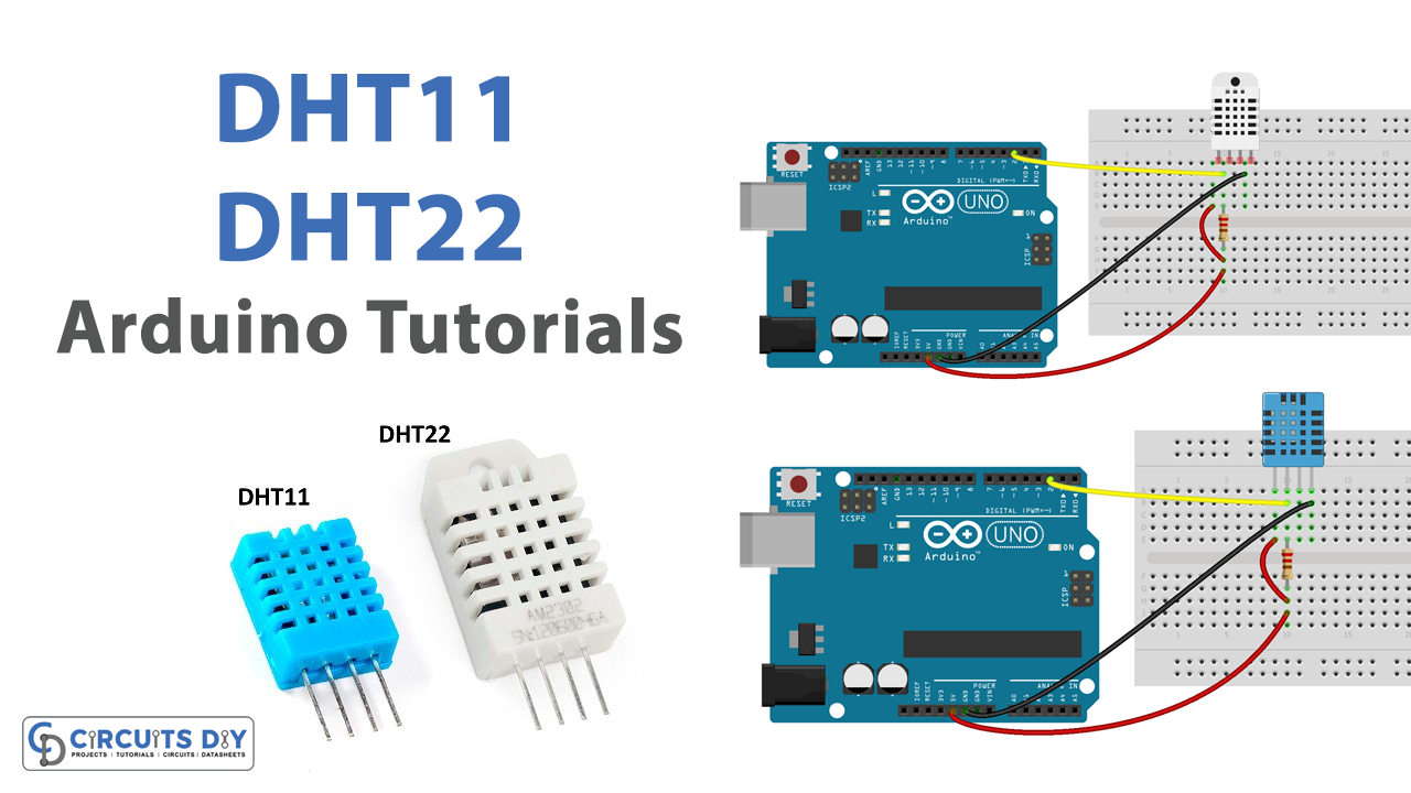 DHT11 Humidity and Temperature Sensor on Arduino with LCD