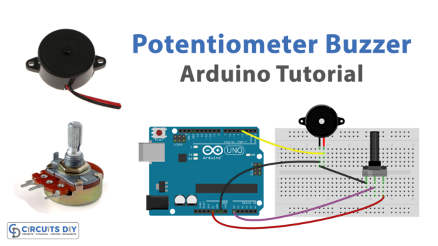 Potentiometer Triggers Piezo Buzzer - Arduino Tutorial