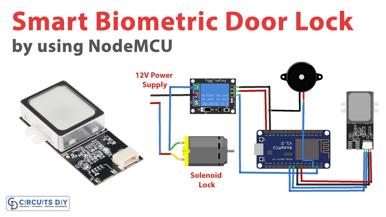 Smart Biometric Door Lock using NodeMCU and Fingerprint Sensor