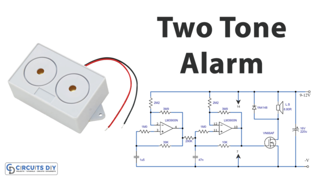 Two Tone Alarm Circuit using LM3900