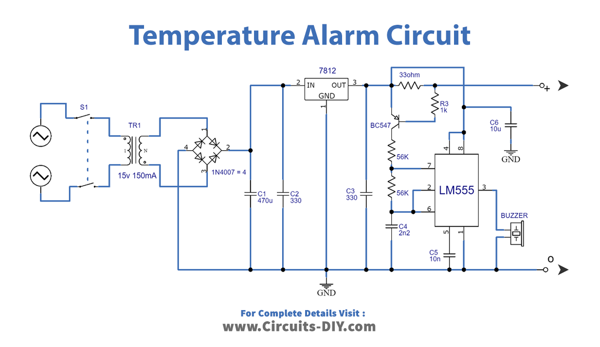 temperature alarm circuit 1