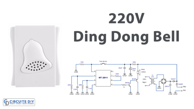 Simple 220V Ding Dong Bell Circuit