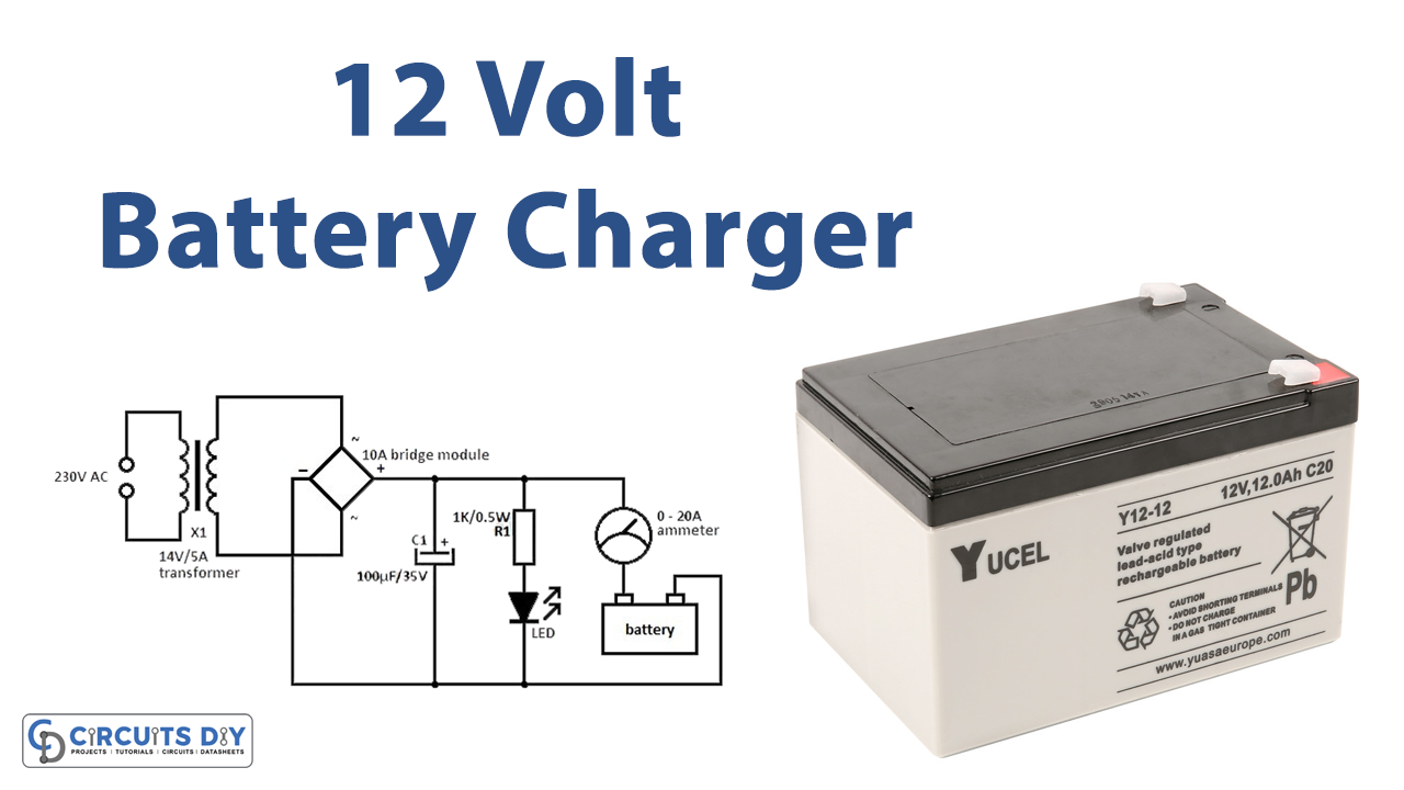 Fabel Bloom svært 12 Volt Battery Charger Circuit