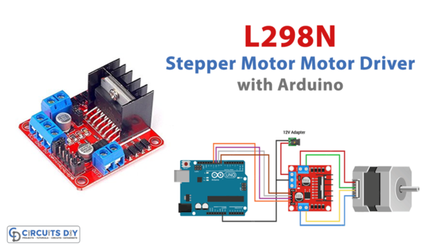 Control Stepper Motor with L298N Motor Driver & Arduino