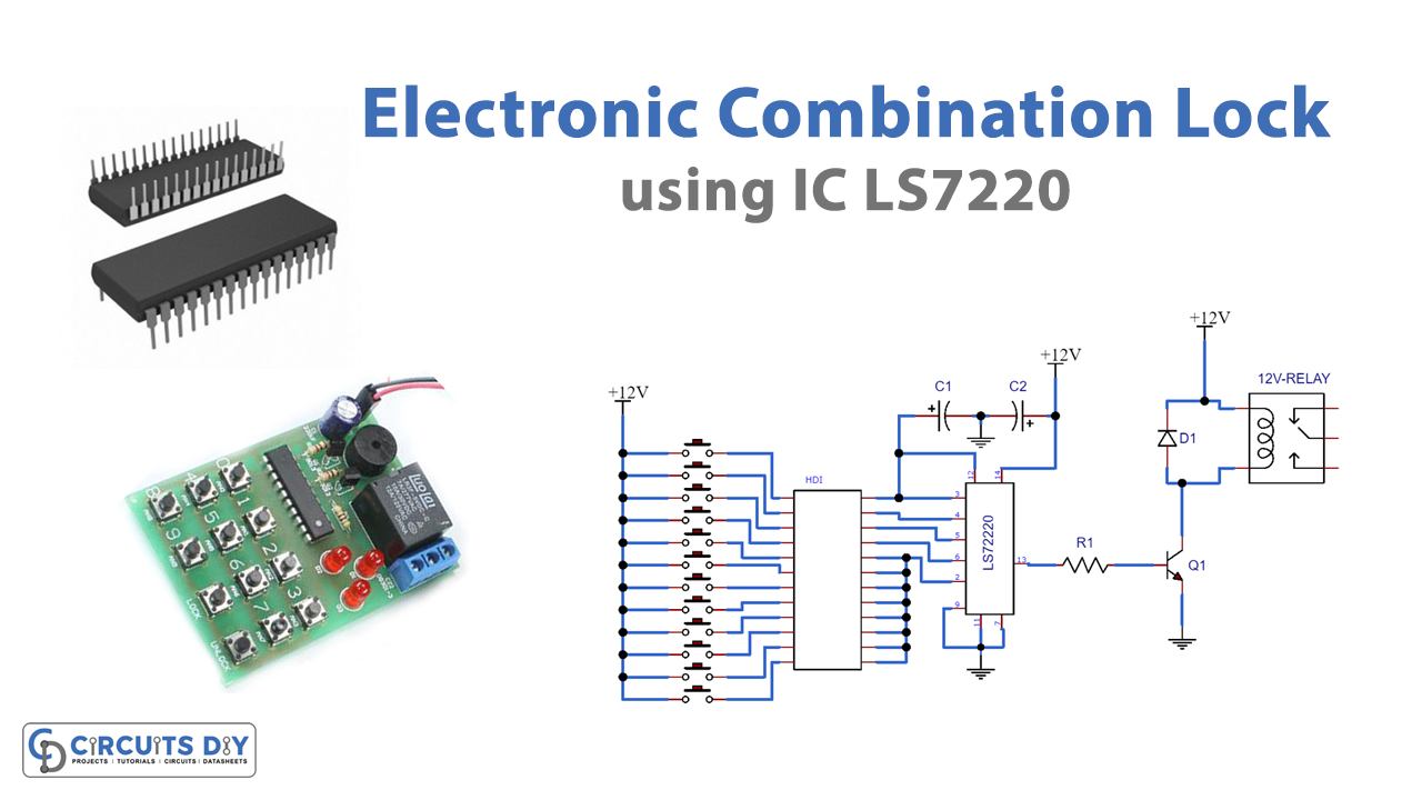 Electronic Combination Lock using IC LS7220