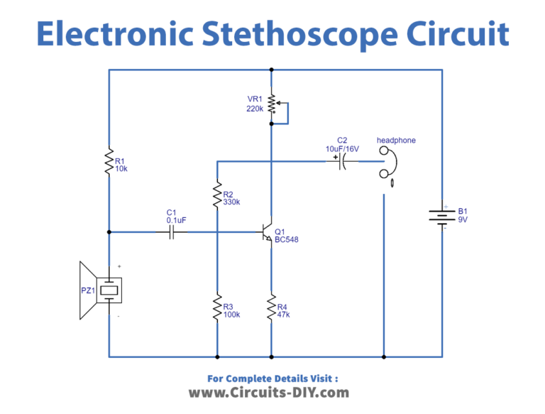 Simple Electronic Stethoscope Circuit