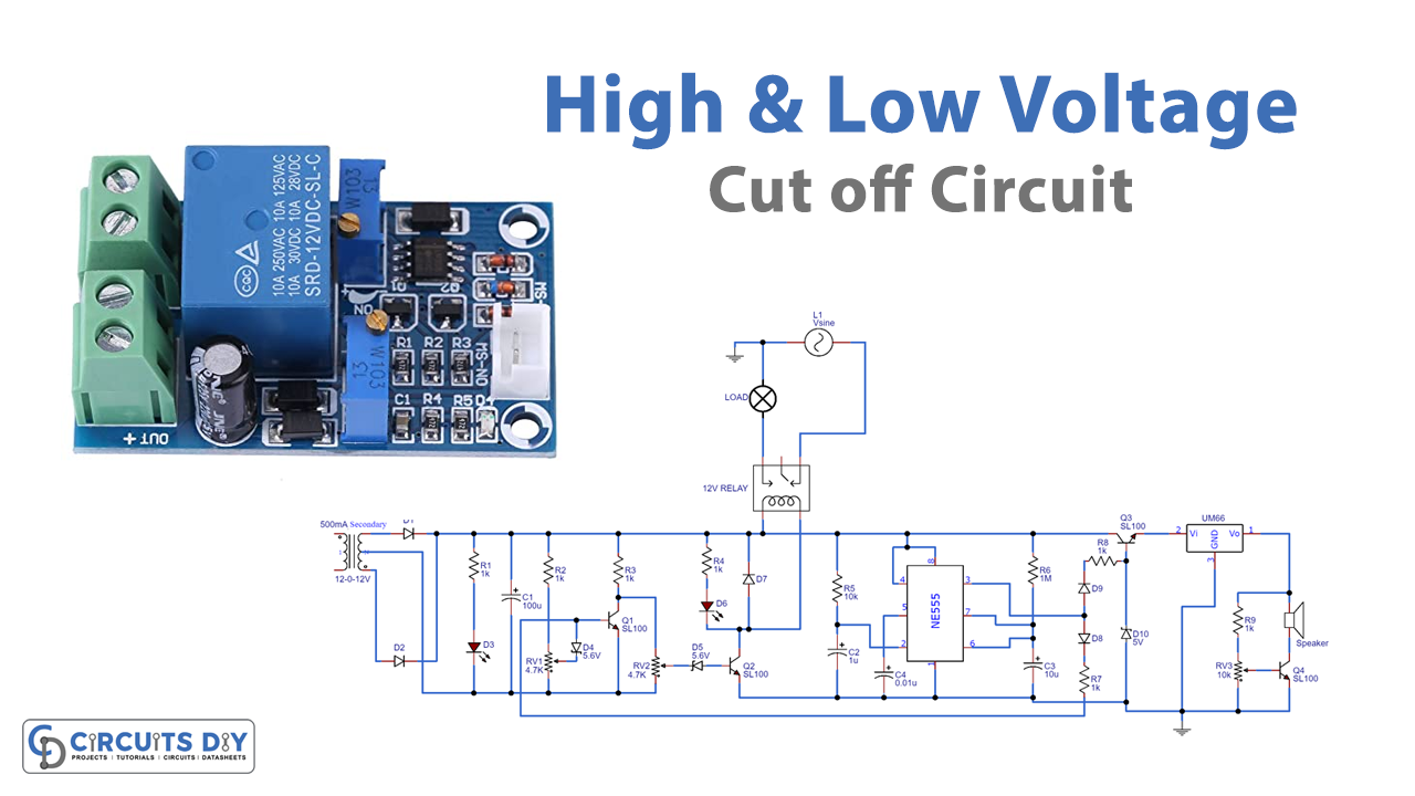 High & Low Voltage Cut off with Delay & Alarm