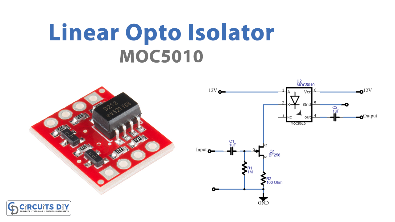 MOC5010 Linear Opto Isolator Circuit