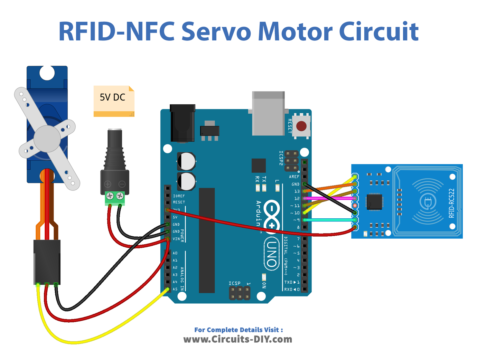 RFID/NFC with Servo Motor - Arduino Tutorial