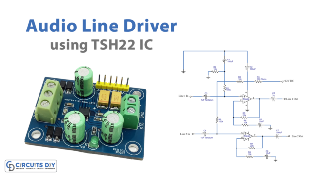 TSH22 Audio Line Driver Circuit