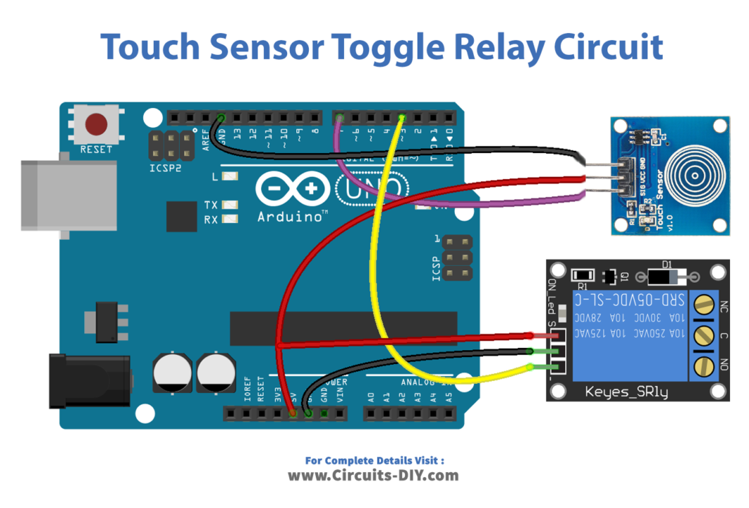 Touch-Sensor-Toggle-Relay-Circuit