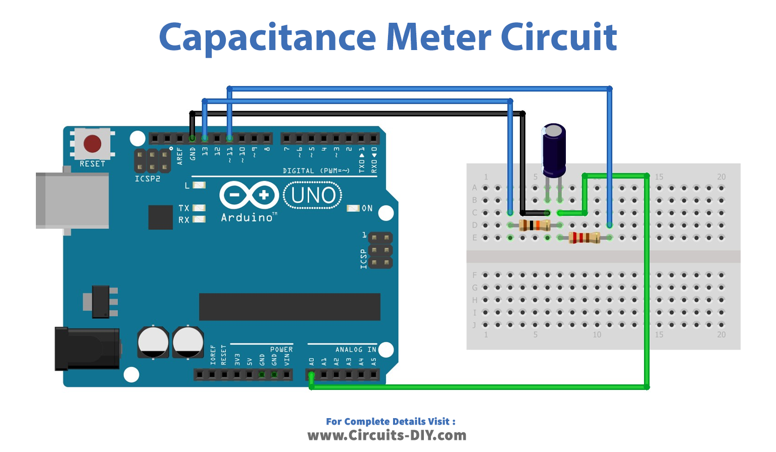 Arduino Capacitance Meter Circuit