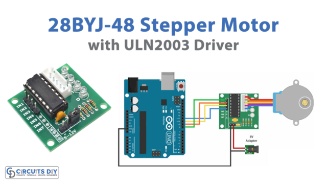 Control 28BYJ-48 Stepper Motor with ULN2003 Driver
