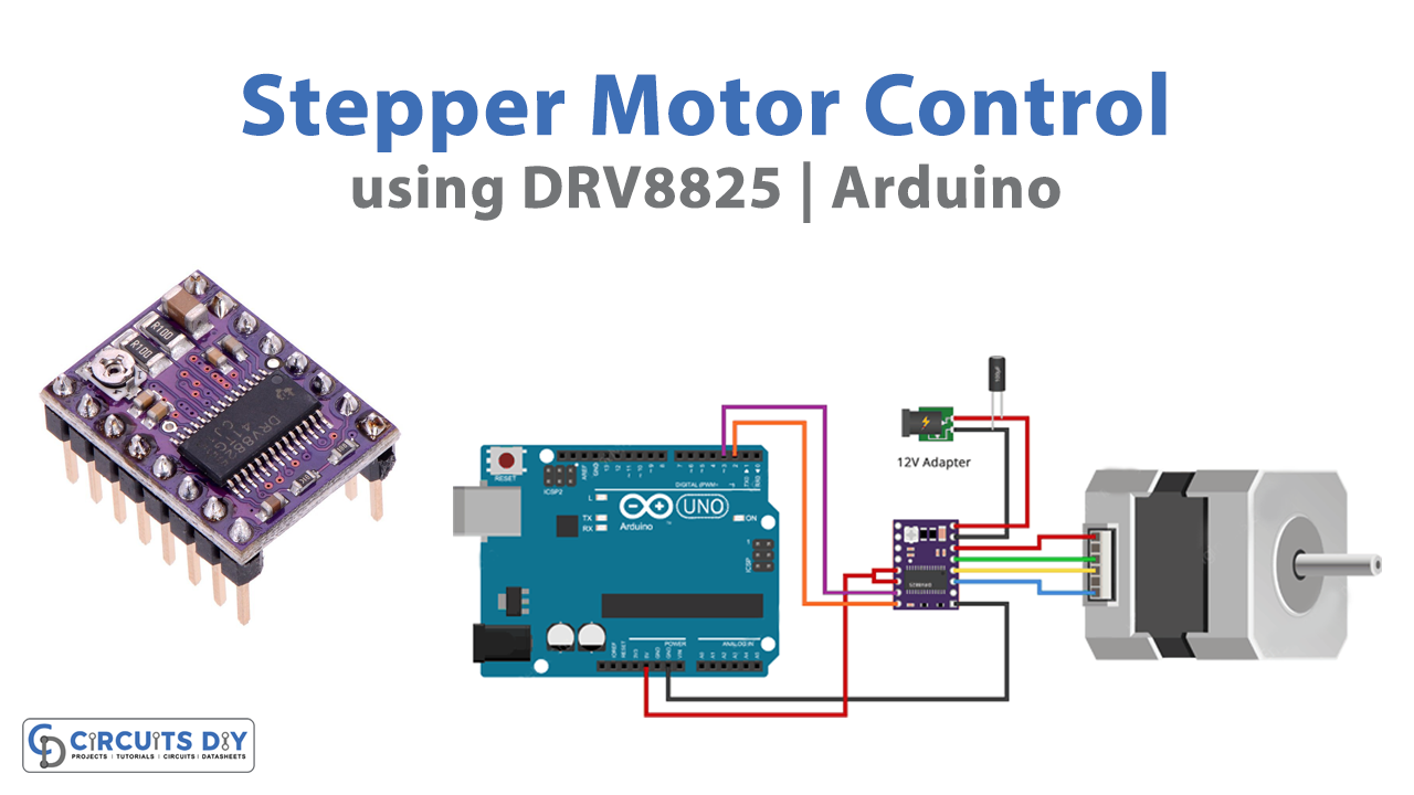 Stepper-Motor mit dem DRV8825 steuern – Ein Arduino Tutorial
