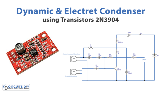Dynamic and Electret Condenser Microphone Preamp Circuit