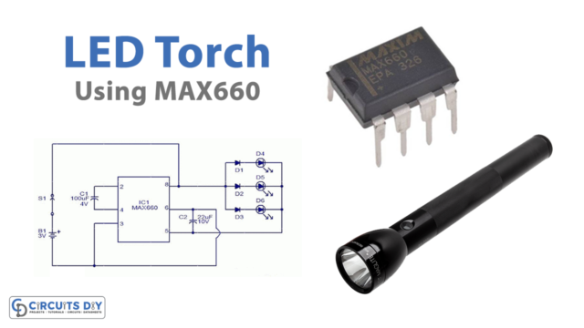LED Torch Using MAX660