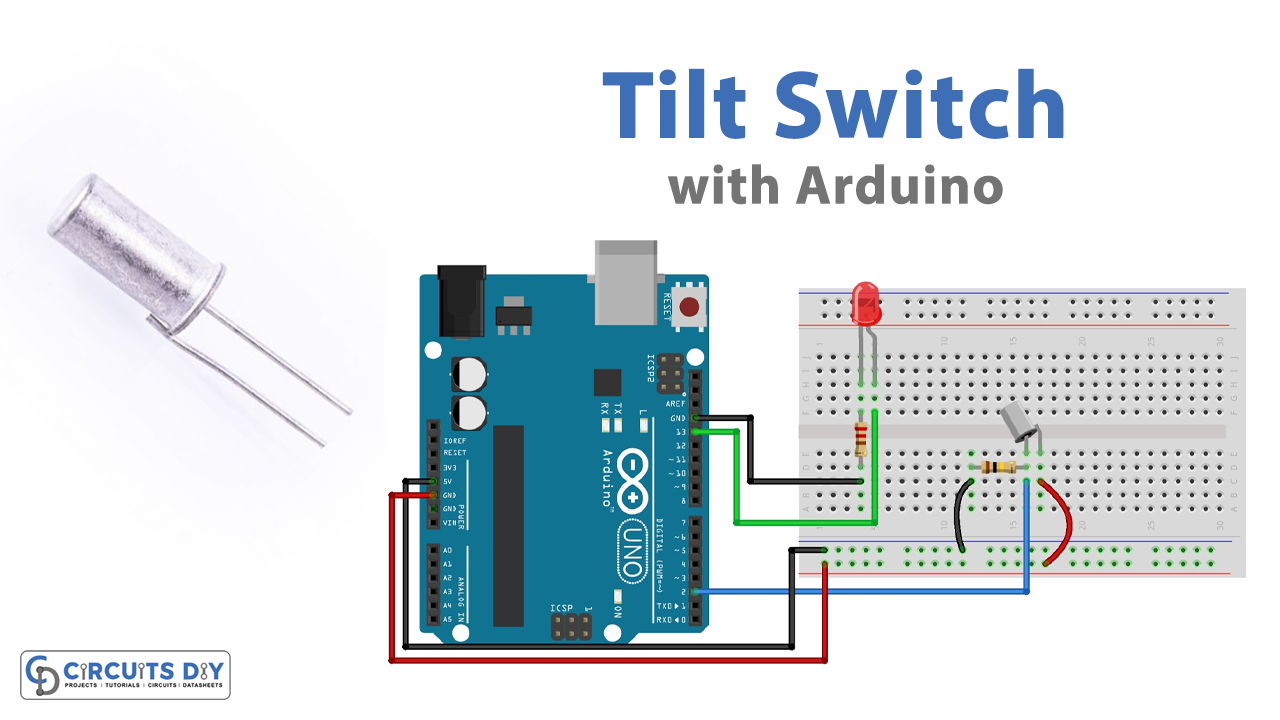 Tilt Switch Arduino Schematics