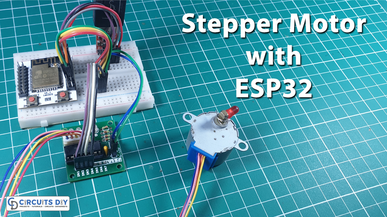 ESP32 with Stepper Motor 28BYJ-48 and ULN2003 Motor Driver
