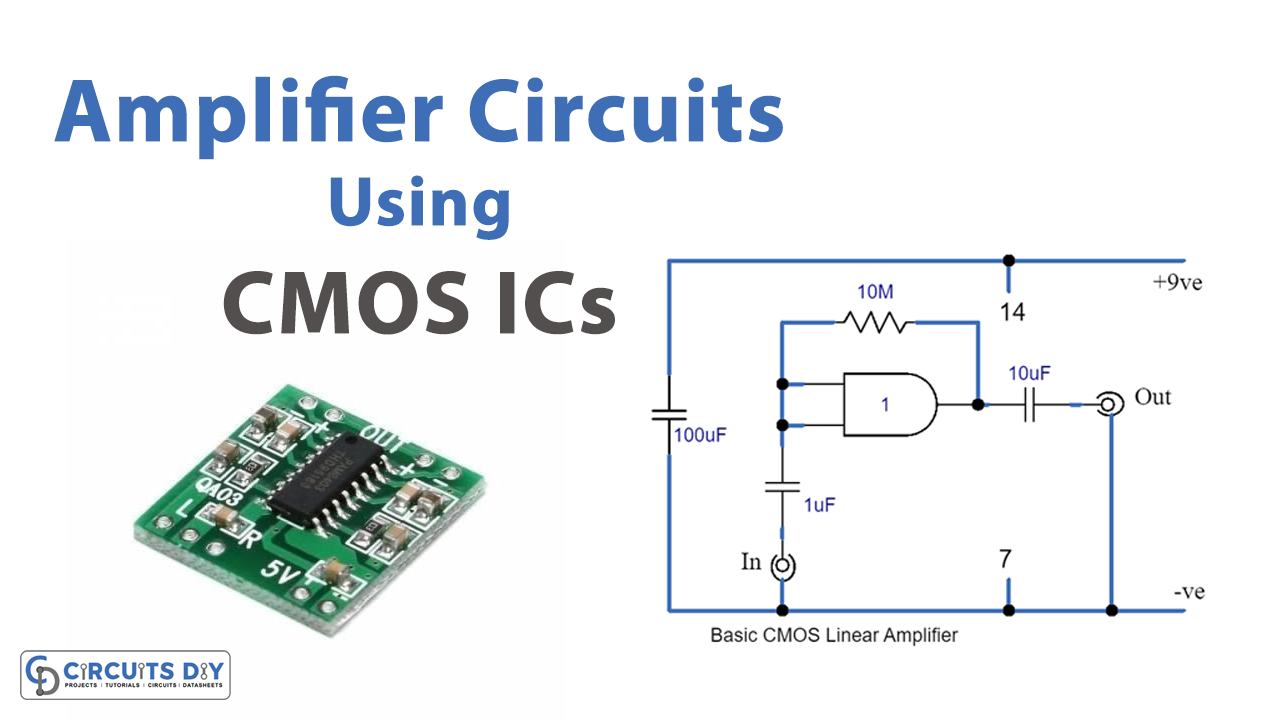 Amplifier Circuits Using CMOS ICs
