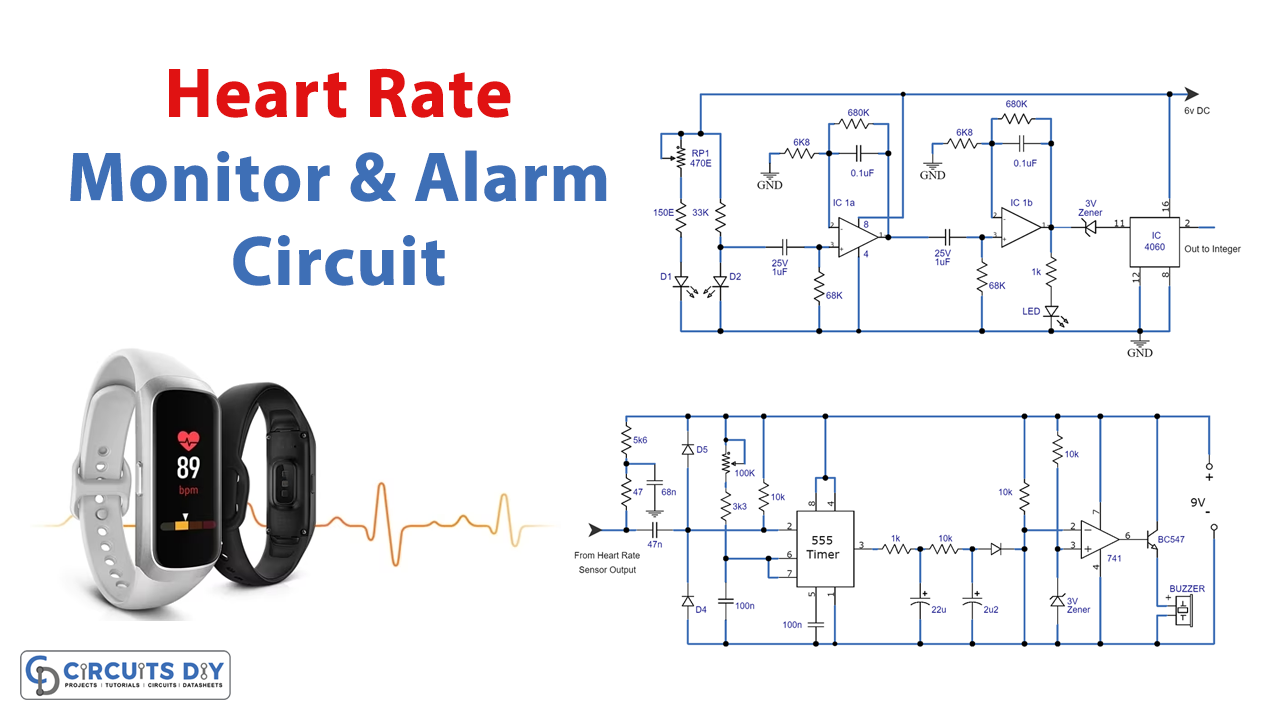 How to Build a Heart Rate Monitor & Alarm Circuit
